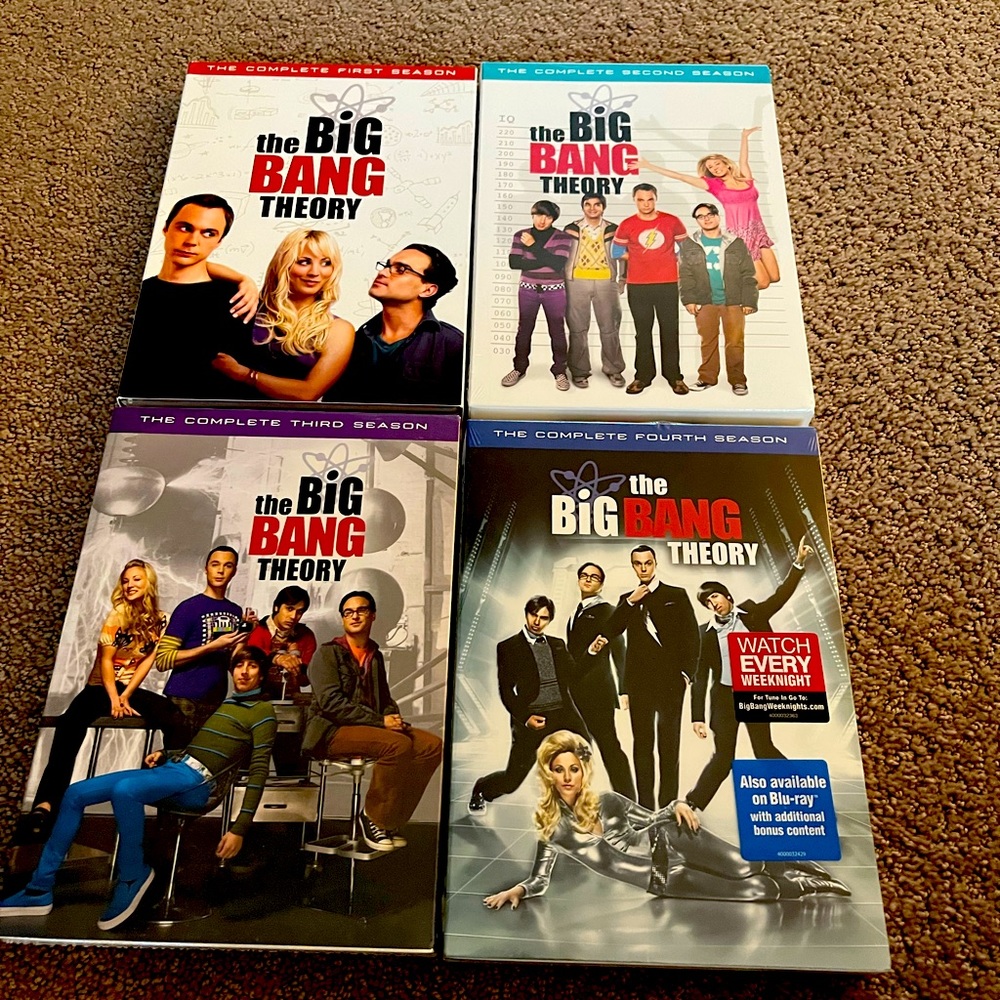 A collection of the Big Bang  theory - season one-four